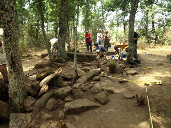 Excavación de El Rebollar. Foto: USAL.