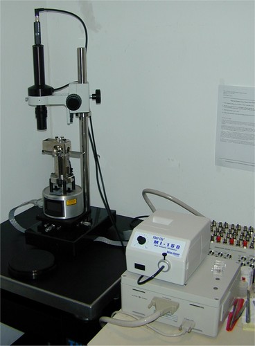 Microscopio de fuerza atómica.