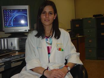 Dermatóloga del hospital Clínico Universitario de Valladolid , Laura Sánchez.