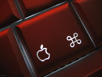 Tecla de control en un teclado de un Mac.