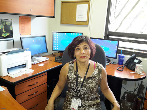Gloria Benítez King, en su despacho.