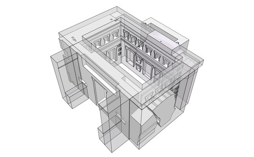 Modelo impreso en 3D del antiguo sitio de Tiwanaku/Dr Alexei Vranich, 2018