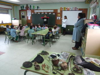 Escolares en clase. Foto: Fundación Tormes-EB.