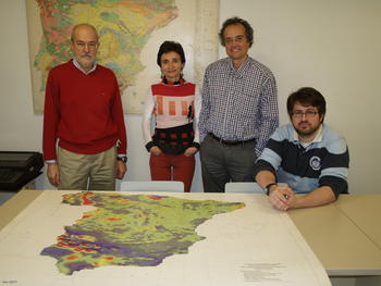 De izquierda a derecha, José Ramón Martínez Catalán, Puy Ayarza, Fernando Álvarez y Juan Gómez.