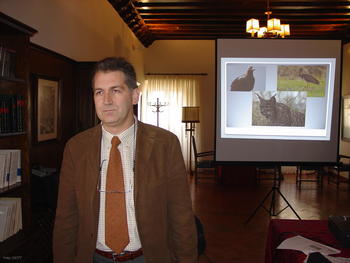 Carlos Sánchez, presidente de la Fundación Naturaleza y Hombre.