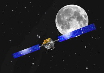 Smart-1, primer vehículo espacial que orbita alrededor de la Luna (FOTO: ESA)