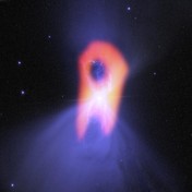 La nebulosa del BÃºmeran, llamada â��el lugar mÃ¡s frÃ­o del Universoâ��, revela su verdadera forma gracias a ALMA.  CrÃ©dito: Bill Saxton; NRAO/AUI/NSF; NASA/Hubble; Raghvendra Sahai.