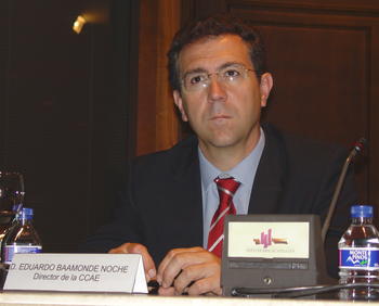 El director de la Confederación de Empresarios de Cooperativas Agrarias de España, Eduardo Baamonte