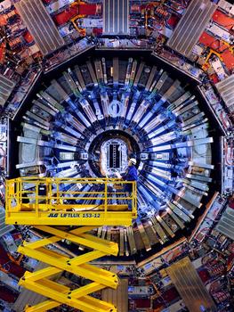 Detector CMS del Gran Colisionador de Hadrones (LHC), en el CERN.