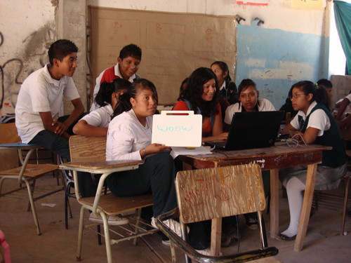 Estudiantes de Tlapa de Comonfort (Guerrero, México). Foto: Luz Lazos.
