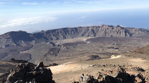 Vista del sector oeste de la caldera desde el Teide/Joan Martí