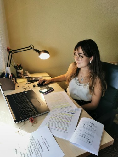 La estudiante de la UVa Sara Pastor Rodríguez.