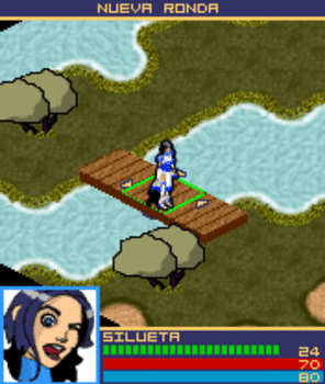 Una de las pantallas del videojuego 'Actos de conquista', que se pueden ver en los móviles