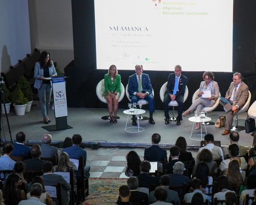Inauguración de la I Conferencia Iberoamericana sobre Objetivos de Desarrollo Sostenible. Foto: USAL.