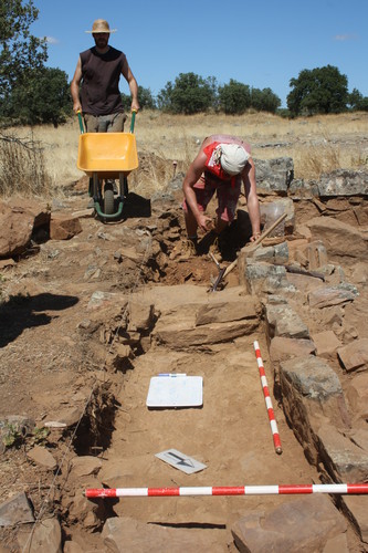 Excavación de El Castillón, en Zamora.
