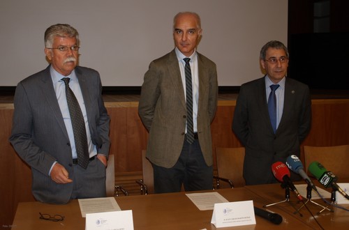 De izquierda a derecha, Manuel García Roig, Juan Carlos Martín y José Ángel Domínguez.