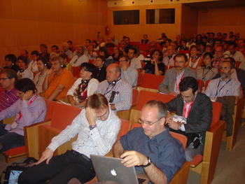 Participantes en el congreso de Matemáticas.