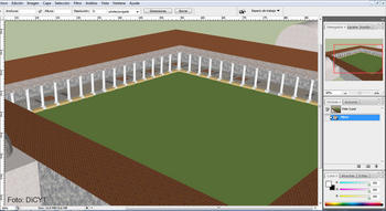 Reconstruccion 3D del complejo residencial romano en Coca (FOTO: IE Universidad).
