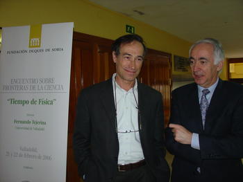 Miquel Salmerón, del Lawrence Berkeley National Laboratory y Fernando Tejerina en una foto de archivo