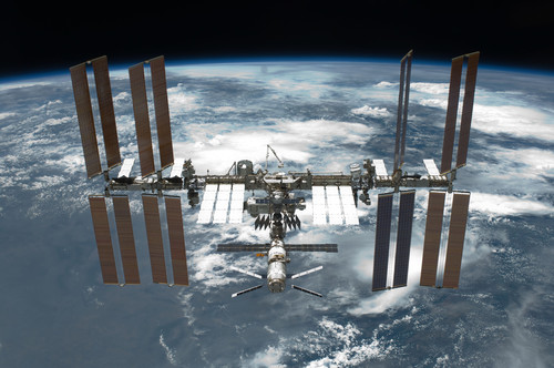 Estación Espacial Internacional. Foto: Wikipedia.