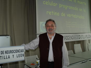 Enrique José de la Rosa, codirector del Laboratorio 3D del Centro de Investigaciones Biológicas.