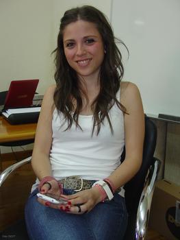 Mónica Morán, alumna del Club de Innovación de la Universidad Pontificia de Salamanca.