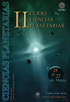 Cartel del II Curso de Ciencias Planetarias