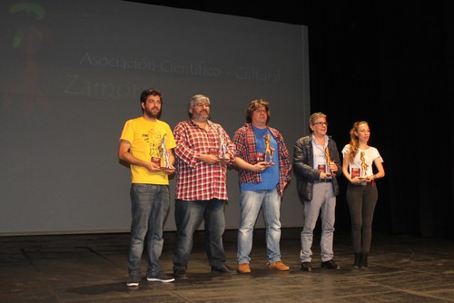 Ganadores del II Festival de Cine Arqueológico de Castilla y León.