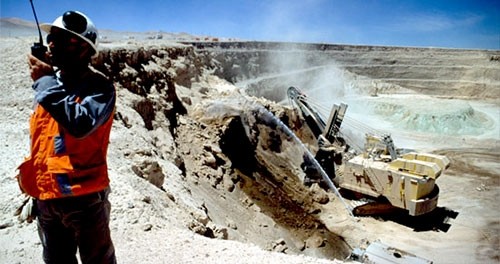 Explotación minera. Foto: UCHILE.