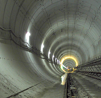 Túnel ferroviario (FOTO: Cartif).