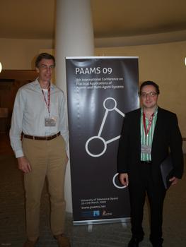 Frank Dignum, experto en Inteligencia Artificial de la Universidad de Utrecht y  Juan Manuel Corchado