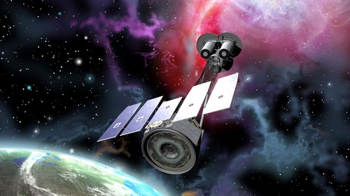 El satélite IXPE es una colaboración de la NASA y la Agencia Espacial Italiana. / IXPE.