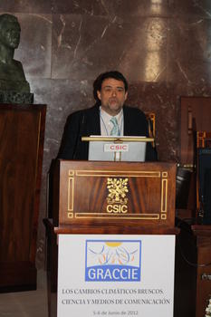 José Abel Flores, en el CSIC.