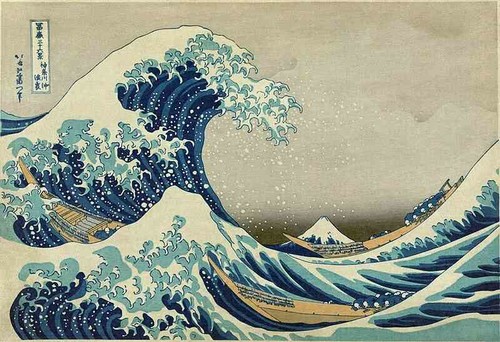 La gran ola de Kanagawa, xilografía de Katsushika Hokusai/ Wikimedia Commons