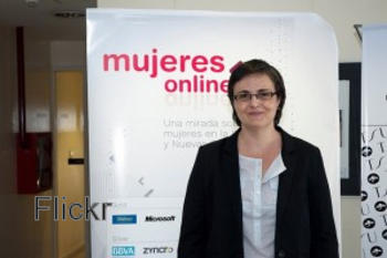 Dolors Reig durante las jornadas de 'Mujeres Online' de 2009 en Buenos Aires.