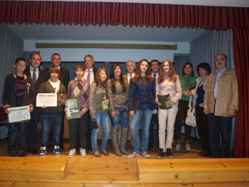 Alumnos del IES Alonso Berruguete participantes.
