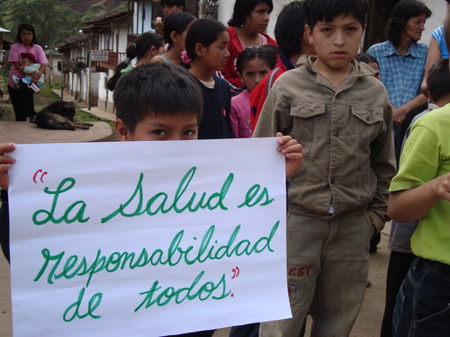 Acciones de sensibilización sobre el dengue en Perú. FOTO: ANESVAD