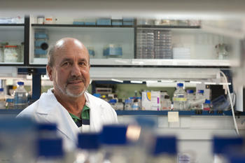 Mariano Esteban, responsable del desarrollo de la vacuna. Foto: CSIC.