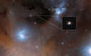 El disco protoplanetario â��Platillo Voladorâ�� alrededor de 2MASS J16281370-2431391. CrÃ©dito: Digitized Sky Survey 2/NASA/ESA 