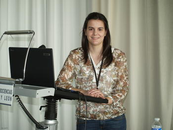 Ester Gangoso, investigadora del Instituto de Neurociencias de Castilla y León.