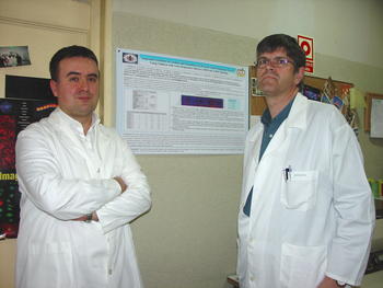Los investigadores del IBGM Jesús Bermejo (izq) y Eduardo Arranz