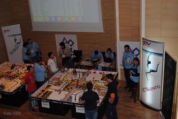 Competición de robótica First Lego League.