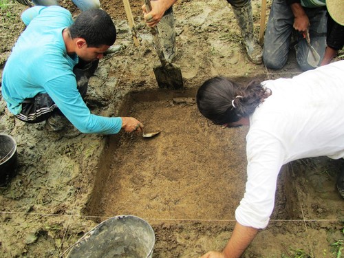 Excavación arqueológica en Toribio/William Andrés Posada.