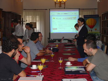 Reunión de emprendedores de la Universidad de Salamanca.