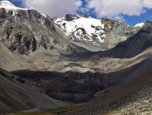 Cordilleras glaciares del Sur de Perú.