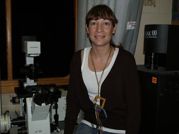 Sara Cuadrado, investigadora del Departamento de Bioquímica y Biología Molecular de la Universidad de Salamanca